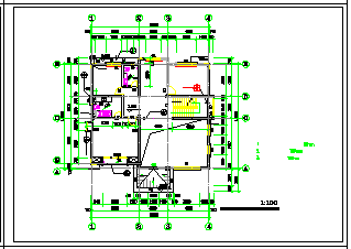 某三层欧式独栋别墅建筑cad施工图纸（2栋）_图1