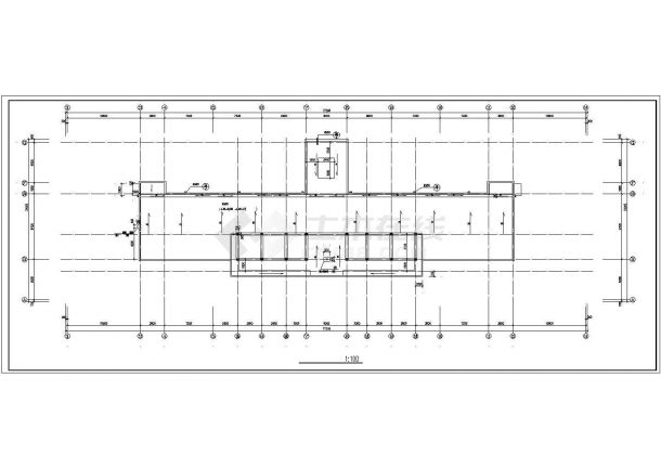 某五层砖混结构中学教学楼建筑方案CAD图纸（高20米）-图一