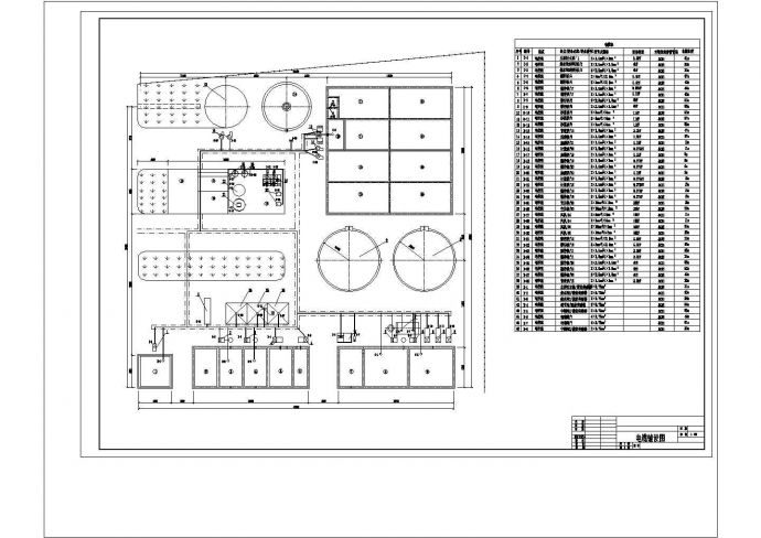化工废水环保处理CAD建筑设计施工图_图1