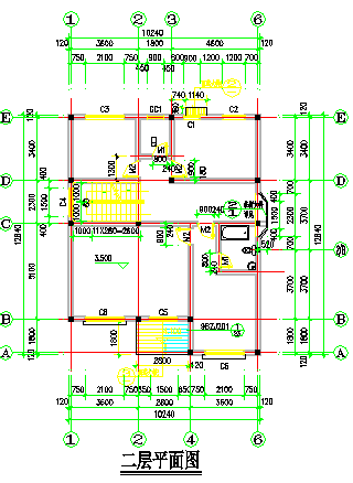 某三层小康农居建筑cad设计施工图（300平方米）_图1