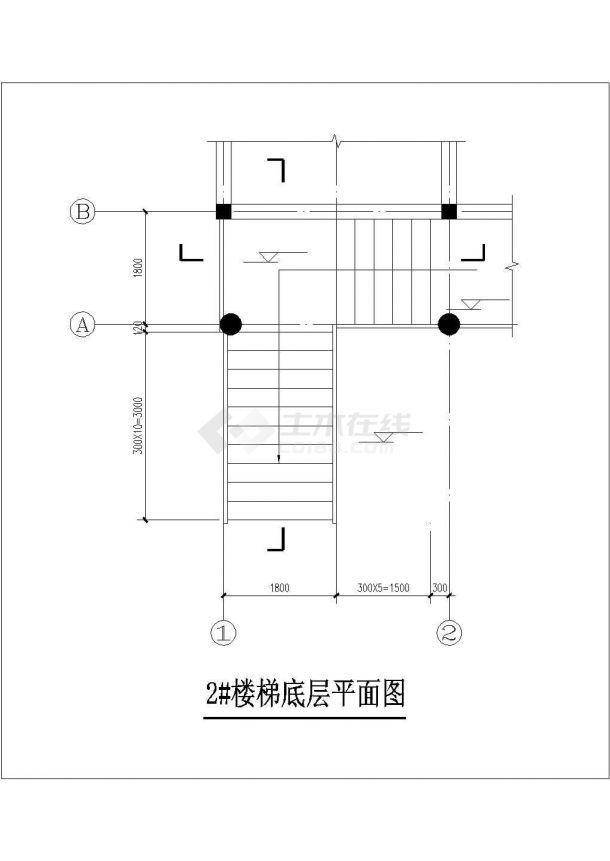 360平米3+1层砖混结构单体别墅建筑设计CAD图纸（含阁楼层）-图二