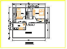 某三层自建别墅建筑cad设计方案图（含效果图）-图二