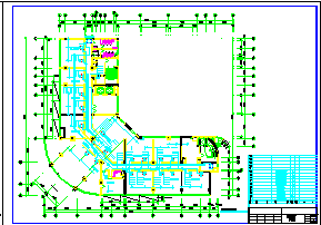 某商务楼空调接管平面cad设计施工图纸_图1