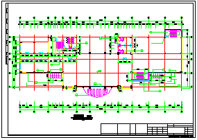 某社区服务中心办公大楼建筑设计cad施工图含效果图-图二