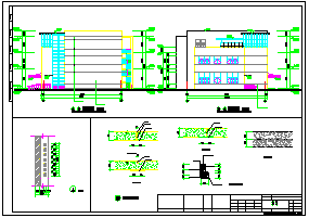 某社区服务中心办公大楼建筑设计cad施工图含效果图