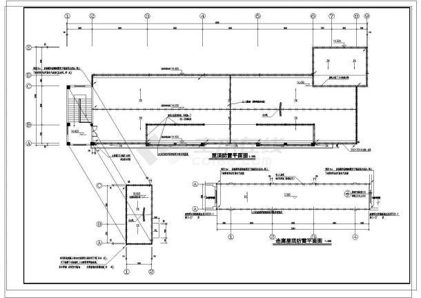 某1865.54㎡四层学校教学楼强弱电设计cad全套施工图（含设计说明）-图二