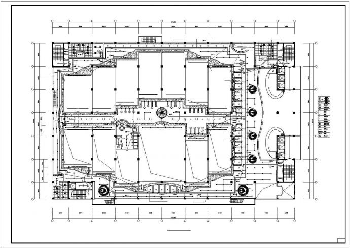 电影院室内装饰工程电路设计图_图1