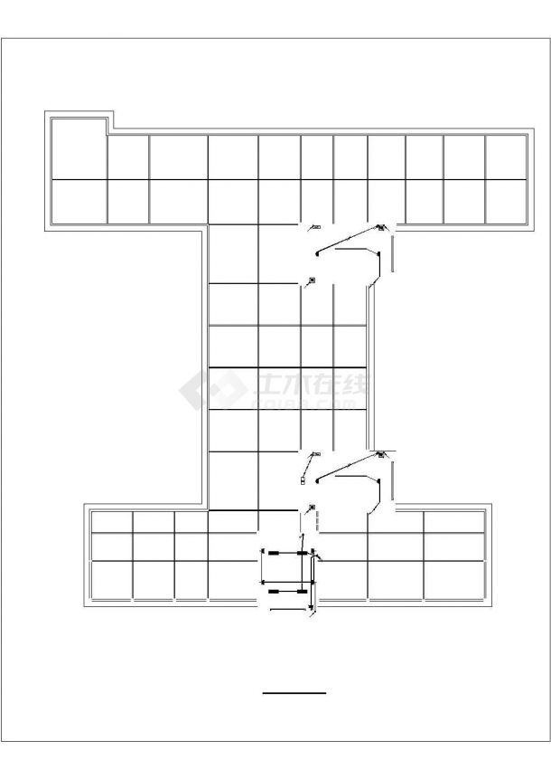 某7757平方米五层重庆中学校教学楼电气施工CAD图纸-图二