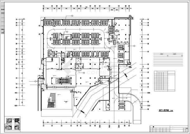 大唐芙蓉园影院建筑CAD设计施工图-图二