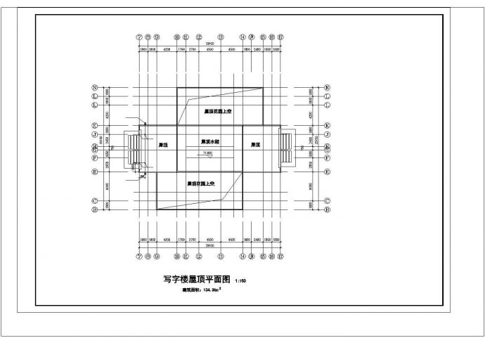 高层写字楼CAD建筑设计施工图_图1