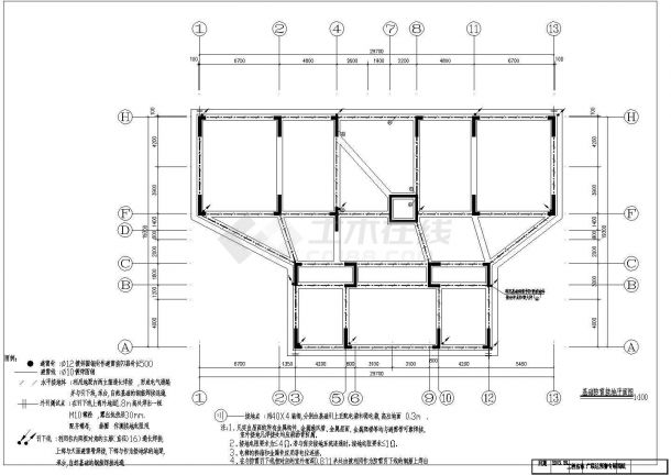 广西高层住宅小区水电CAD建筑设计施工图-图一