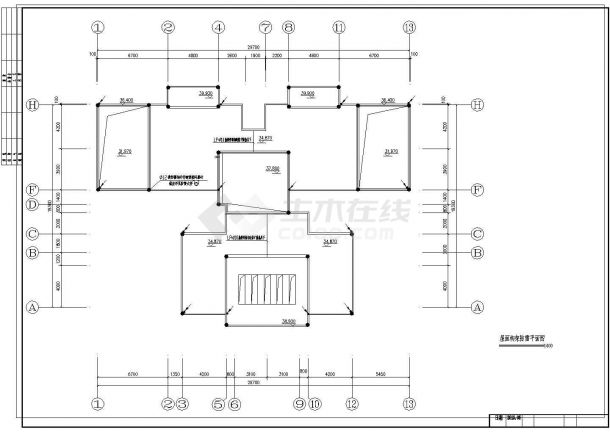 广西高层住宅小区水电CAD建筑设计施工图-图二