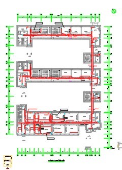某17090平方米江苏五层中学教学楼电气全套施工CAD图纸_图1