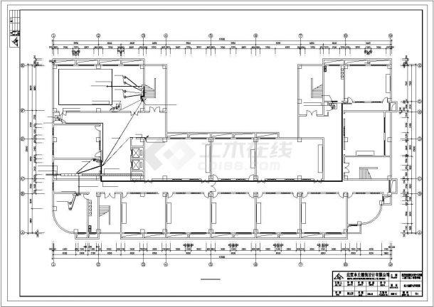 某13483平方米陕西六层大专院校教学楼电气设计CAD图纸（高28.5米）-图一