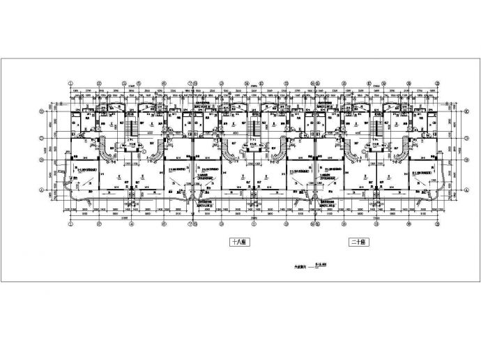 泉州市兰馨家园小区7层砖混结构住宅楼全套建筑设计CAD图纸_图1