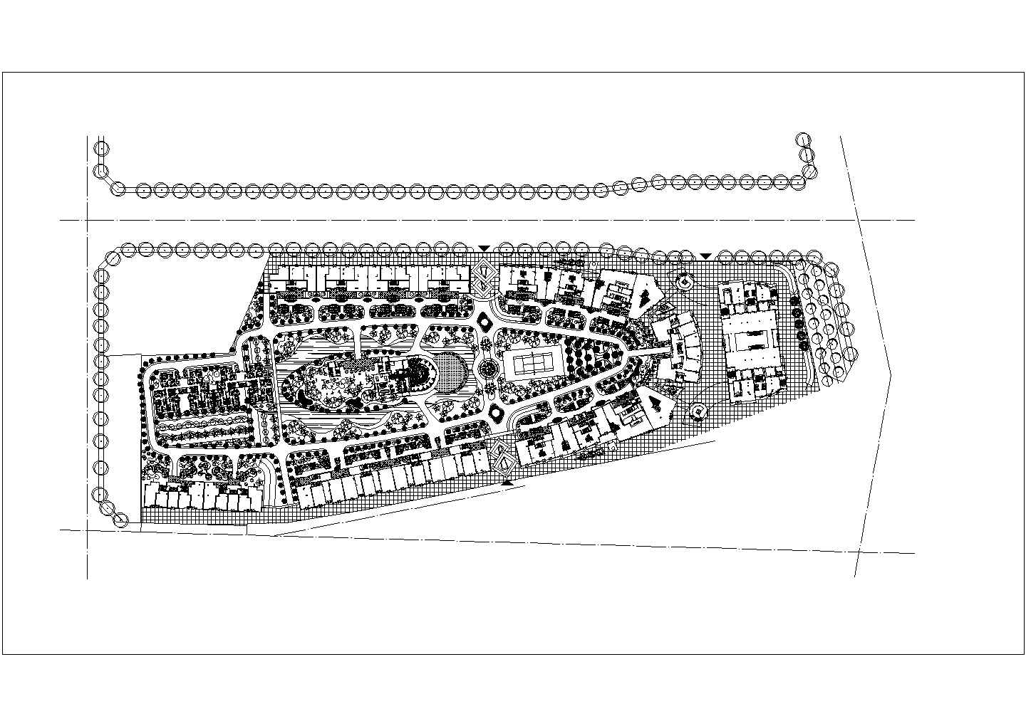 某城市小区建筑规划CAD详图