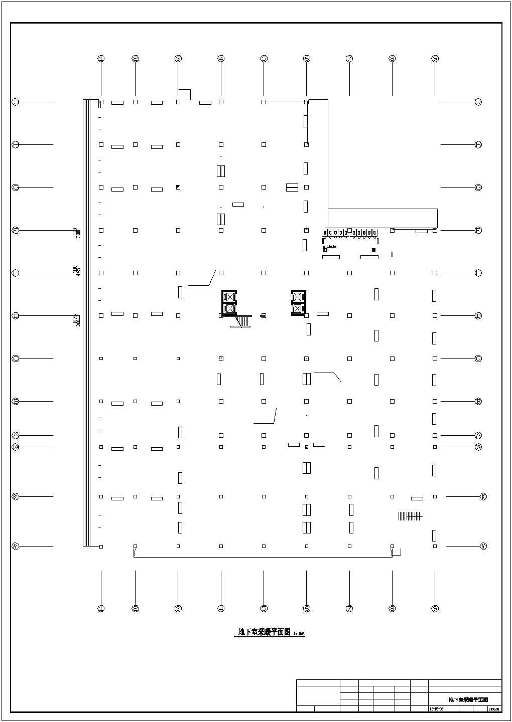某城市单身公寓建筑设计图CAD详图