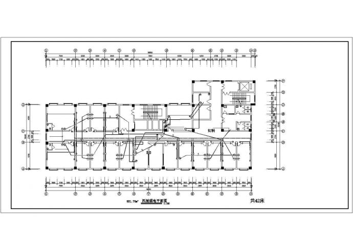 某地区-1+7层县中医院住院楼电气施工图_图1