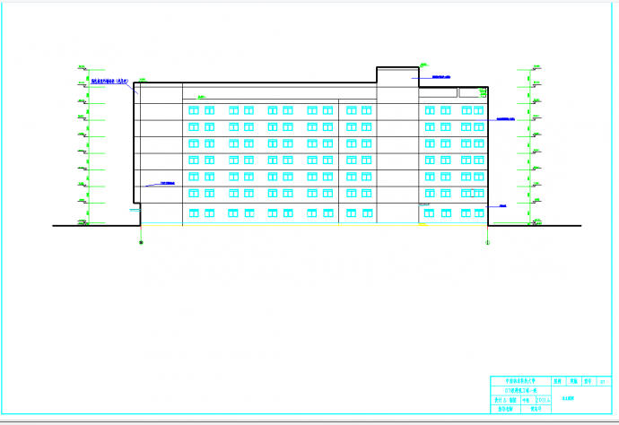 某地多层8400平米综合办公楼毕业设计（含计算书，建筑、结构图纸，施组）_图1