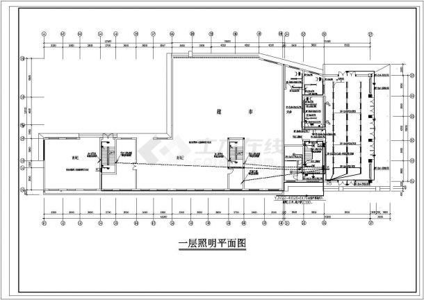 某市2层车站电气施工图CAD-图二