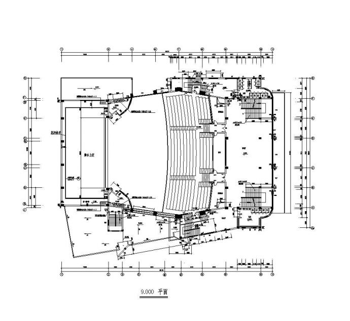某剧院CAD平面设计图_图1