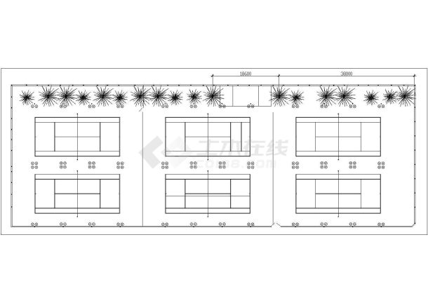 长沙某体育馆电气设计CAD全套施工图纸-图二