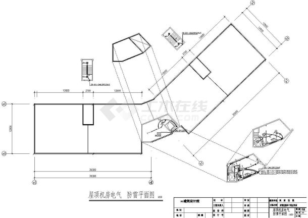 7层V型西南医院单干楼电气施工图-图一