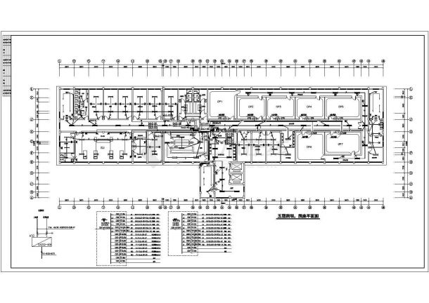 7921平方米5层框架住院手术综合楼电气施工图（含设计说明）-图一