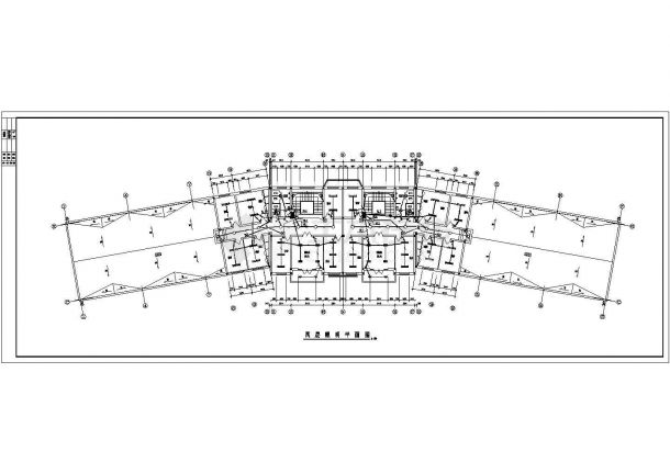 某公路养护公司路缘公司综合办公楼CAD全套框架结构设计图-图一