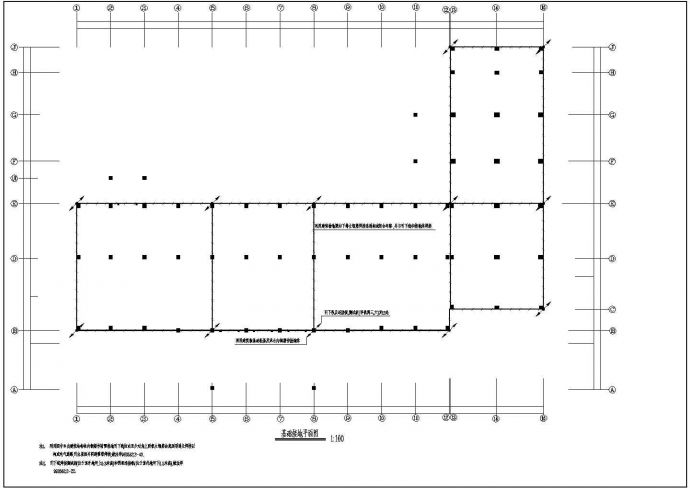 某道路治安三大队综合楼CAD全套设计构造图纸_图1