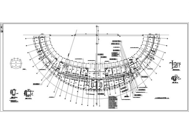 某大型体育馆电力CAD设计施工完整平面-图二
