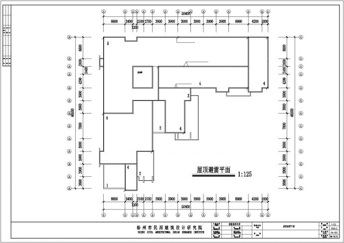 某单位指挥用房综合楼电气CAD详细全套设计_图1