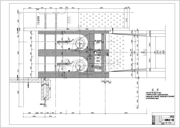 某河床式电站主厂房工程CAD详细设计完整施工图-图一