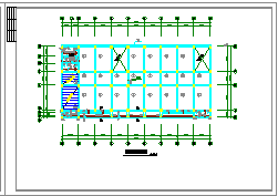 某四层办公楼框架结构cad设计施工图-图一