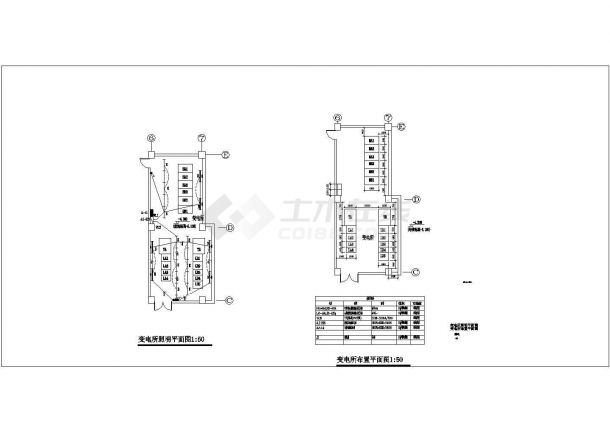 上海10kv变配电站电气施工图-图一