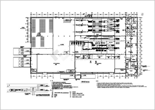 某市服装工厂多套电气设施结构图-图二