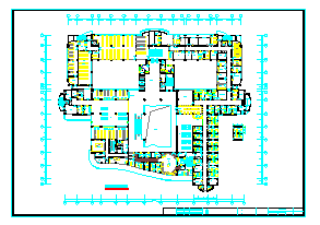 潍坊市人民医院门诊楼装修设计CAD施工图纸
