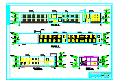 惠农新区社区卫生服务中心建筑cad设计全套施工图纸