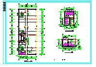 某医药主车间建筑cad施工设计图纸-图一