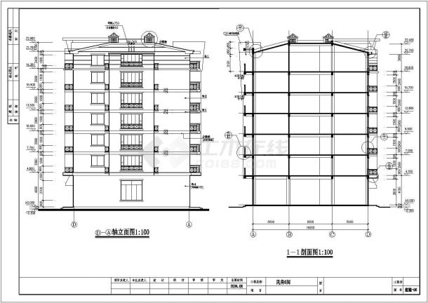 城中村改造多层住宅楼建筑方案图纸-图二