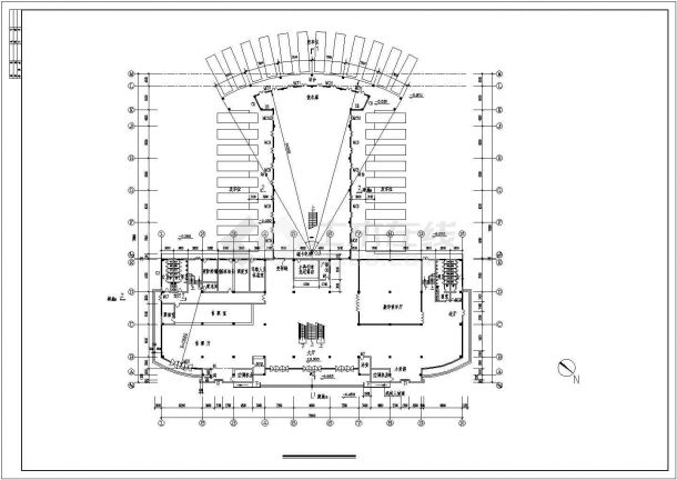  Complete set of construction design cad drawings of a bus passenger station in Wuxi - Figure 2