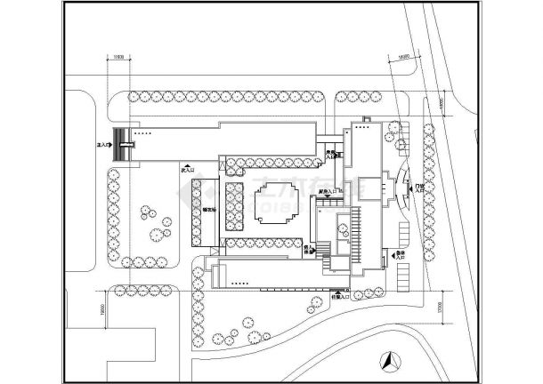 某滨州职业技术学院医学实验楼CAD框架结构设计完整方案-图二