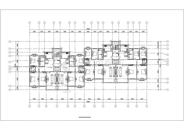 武汉市某现代化小区12层框架结构住宅楼建筑设计CAD图纸-图一