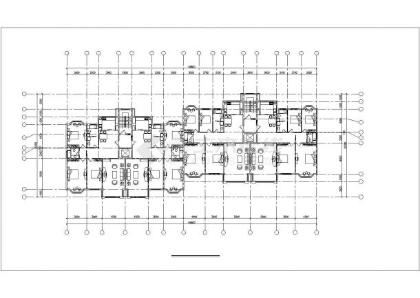 武汉市某现代化小区12层框架结构住宅楼建筑设计CAD图纸-图二