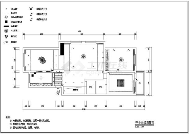 某嵌套式住宅楼建筑CAD设计图-图二