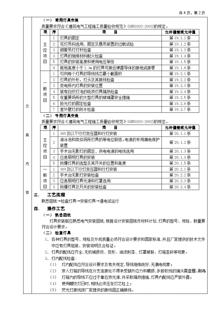 灯具安装工程组织施工方案-图二