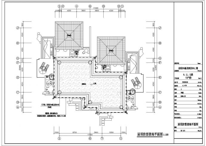 SPA温泉酒店电气施工图设计_图1