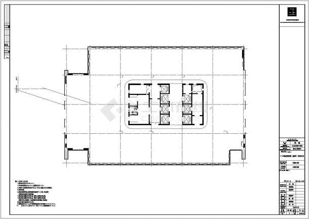 政务大楼_某地区政务中心二期设计CAD图-图二
