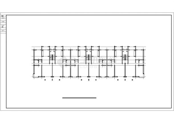 达州市某居住区5+1层砖混结构住宅楼建筑设计CAD图纸（含阁楼层）-图一
