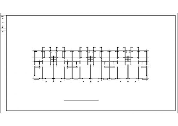 达州市某居住区5+1层砖混结构住宅楼建筑设计CAD图纸（含阁楼层）_图1
